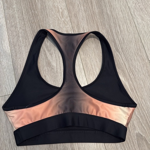 P.E NATION Momentum Sports Bra Pink Ombré Size Small Racer Back Scoop Neck - Picture 9 of 9